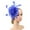 Blue, variant on Heardband Hat for Women Wedding Flower Mesh Feathers Hair Clip Tea Party Headband Navy