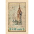thumbnail image 3 of Murdock, Ramona 13x18 Black Modern Framed Museum Art Print Titled - Travel England, 3 of 5