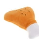 thumbnail image 3 of Lindo juguete de peluche para perro o gato con sonido chirriante, divertido juguete para masticar con forma de pata de pollo. C, 3 of 5