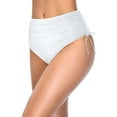 thumbnail image 6 of Swim&nbsp;Trunks Women High Waisted Bikini Bottoms Full Coverage Swim Bottom Tummy Swimsuit Bottom,White Women Blending Swim Pants S XXL, 6 of 7