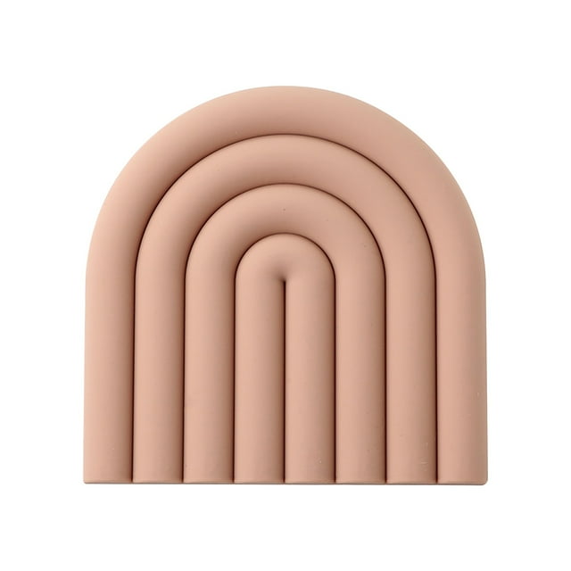 Kitchen aid Silicone Pot Mat Insulation Pad Bowl Mat Placemat Plate Mat Silicone Mat Dining Table Home Rainbow Mat
