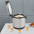 thumbnail image 2 of Wildnix Commercial Countertop Steam Table, 19L Rice Warmer with Stainless Steel Construction, Temperature Control for Optimal Food Safety and Flavor, 2 of 6