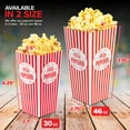 thumbnail image 6 of Movie Theater Popcorn Boxes (1200 Pack), Disposable Red and White Striped Snack Boxes, 30 oz Popcorn Containers for Concession, Carnival or Parties, 6 of 6