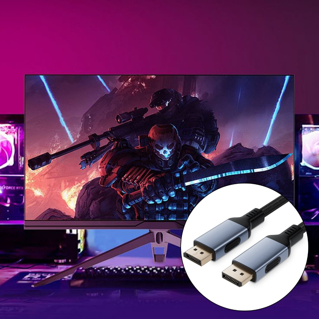Zeiwohndc Speed DisplayPort 2.1 Cable for HiFi Graphics and Immersive Displays