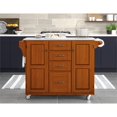 thumbnail image 4 of Homestyles Create-a-Cart Chariot de Cuisine à Rouler en Bois en Brun, 4 of 24