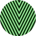 thumbnail image 1 of Ahgly Company Indoor Round Patterned Stoplight Go Green Area Rugs, 6' Round, 1 of 1