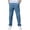 Blue, variant on Little Boys Elastic Waist Straight Fit Woven Pants, Roll-Up Cuff Full Length Long Pants, School Uniform Daily Play Outdoor Casual Versatile Basic Outfit Bottoms for Boys 3-14 Years