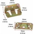 thumbnail image 2 of Heavy Duty Wood Bed Rail Bracket Slat Connector Support - Metal Fastener Set of 8$$Hardware, 2 of 8