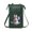 Deep Green, variant on Ladies Messenger Bag Fashion Print Ladies Messenger Fits Most Phones Friend Gift