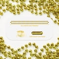 thumbnail image 3 of Collar YAXINRUI, 144 unidades, cuentas doradas de Mardi Gras, 84 cm, 3 of 7