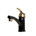 thumbnail image 3 of Dura Faucet Robinet DF-PL200-MRG Utilisé pour Lavabo de Véhicule Récréatif; Centreset; Poignée à Levier Unique; Noir Mat/or Rose, 3 of 4