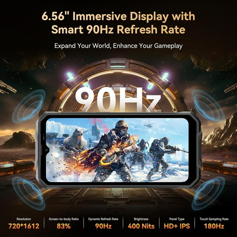 OSCAL Marine 2 Rugged Phone (2025),11000mAh Rugged Smartphone, NFC