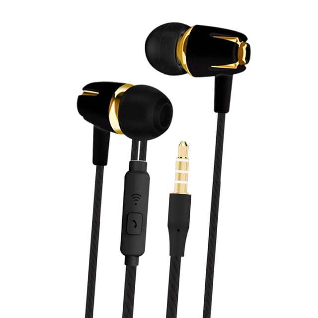 cable de 3,5 mm perfke es intrauditivos Negro Normal