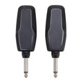 thumbnail image 2 of Système de guitare sans fil 2,4 GHz, portée de 98 pieds, émetteur et récepteur rechargeables USB C à 4 canaux pour guitare électrique, basse, ukulélé, 2 of 4