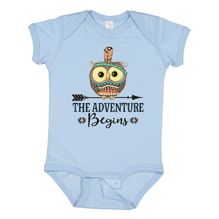 

Inktastic Baby Owl Adventure Begins Tribal Gift Baby Boy or Baby Girl Bodysuit