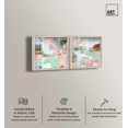 thumbnail image 2 of Soft Mirage Abstract Duet Shadowbox Print Modern Wall Decor Set by Art Remedy, Blonde Frame, 16 x 16, 2 of 6