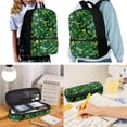 thumbnail image 2 of Uorisanigo Green Dinosaur Backpack for Boys 4PCS Primary Middle School Bookbag Set with Lunch Box Pencil Pouch Water Bottle Carrier Kindergarten Kids Schoolbags Rucksack, 2 of 7