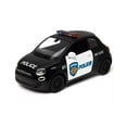 thumbnail image 2 of 5" FIAT 500e Police Car 1:28 Die Cast Metal Pull Back Action Model Toy, 2 of 2