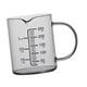 thumbnail image 4 of Vaso medidor de vidrio - Con boquilla en forma de pico portátil multifuncional con asa medidora 250ml, 4 of 9