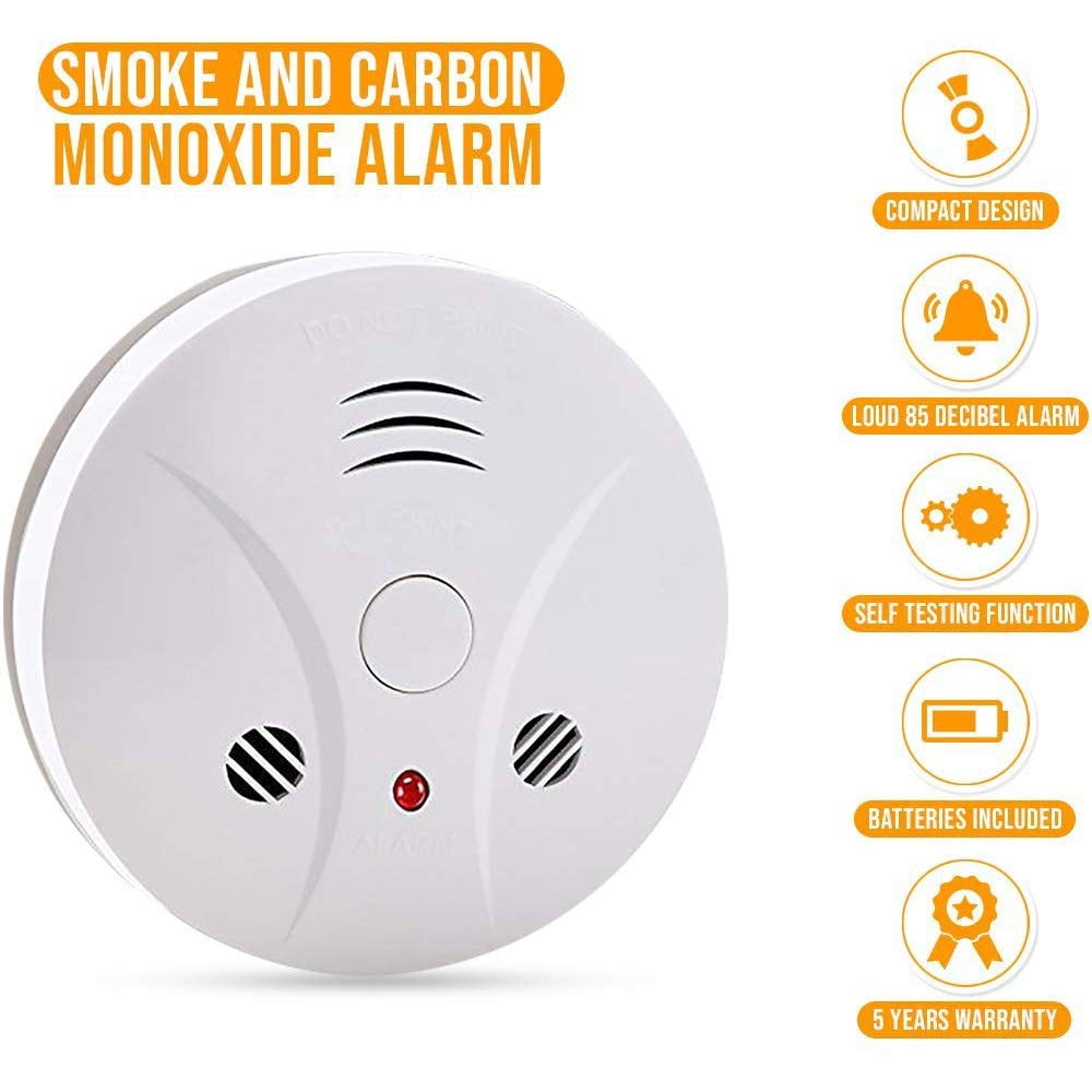 Combination Photoelectric Smoke Alarm and Carbon Monoxide Detector