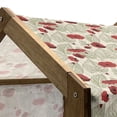 thumbnail image 4 of Poppy Flower Pet House, Sketchy Tree Leaves Rural Floral Growth Botany Nature Inspired, Outdoor & Indoor Portable Dog Kennel with Pillow and Cover, 5 Sizes, Scarlet Fern Green Beige, by Ambesonne, 4 of 4