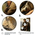 thumbnail image 3 of Designart "Stylish 1850S Adventurous Portrait" Fashion Wall Decor, 3 of 5