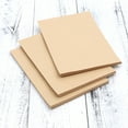 thumbnail image 2 of 100 PCS Light Brown Old-fashioned Design Vintage Practical Stationary Paper Kraft Paper Writing Paper Kraft Wrapper for Home Office School, 2 of 6