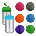 thumbnail image 3 of Homelife 6Pcs Silicone Can Lids Leak-Proof Reusable Beverage Covers for Beer Soda Juice Universal Fit Standard Cans 6 Different Colors Beverage Protectors for Home Kitchen, 3 of 12