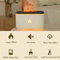 thumbnail image 4 of Essential Oil Diffuser - with Flame Light, 300mL Aromatherapy Mist Humidifier, Quiet Aroma Air Diffusers with Auto Shut-Off Protection, 4 of 5