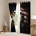 thumbnail image 3 of Castle Fairy Animal Eagle Blackout Curtains Set of 2 (52x84 Each) for Adults Female Men,Vintage American Flag Window Curtains,Independence Day Curtains and Drapes,Microfiber Bedroom Decor, 3 of 6