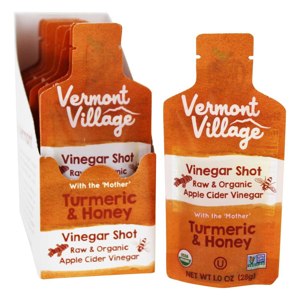 Vermont Village Organic Turmeric and Honey Shot, 1 Oz, 12 Ct Walmart