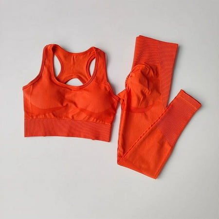 Women s tracksuit Fitness Suit Yoga Sets Sportswear Workout Sports Bra+High Waist Leggings Gym Clothing Seamless Sports Suits