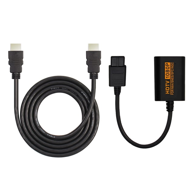 Convertidor compatible con HDMI 1080P para consola de juegos Nintendo 64 NGC/N64/SNES/SFC