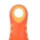 thumbnail image 4 of Baby Fruit Teething Feeder Safety Soothing Food Dispensing Food Grade Silicone Baby Fruit Feeder L Orange, 4 of 4