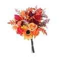 thumbnail image 5 of CarpNettore Fall Artificial Flower Bouquet Autumn Floral Arrangement Bridesmaid Housewarming Style B, 5 of 9