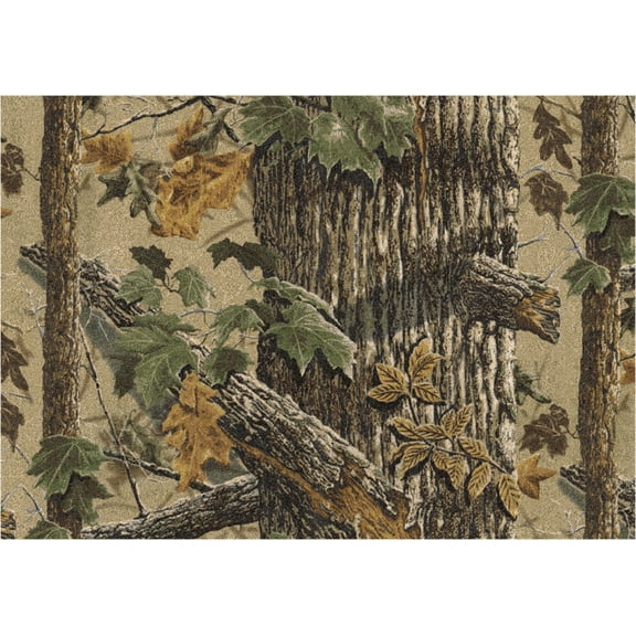 Milliken Brown Nature Print Bark Door Mat Extra Brown - Aprx 2' 8" x 3' 10"