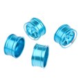 thumbnail image 4 of Lnta de rueda de carreras 1:10, mm para accesorio HPI (4x) Azul Sunnimix Bujes de borde de rueda Beadlock de 1.9 '', 4 of 8
