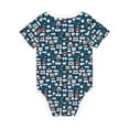 thumbnail image 5 of Balery Dental Seamless Pattern Baby Climbing Clothes Infant Bodysuit Cute Infant Bodysuit Baby Romper-6 Months, 5 of 7