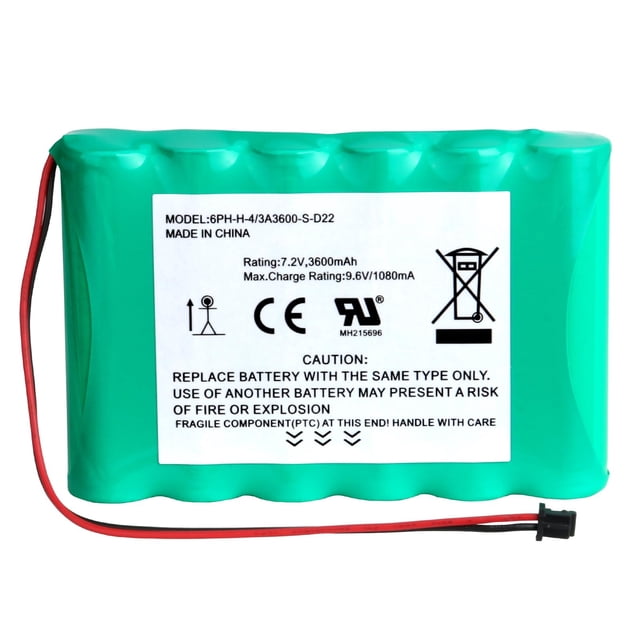 Batería de repuesto JIIKER 3600mAh 7.2V Ni-MH para DSC IMPASSA