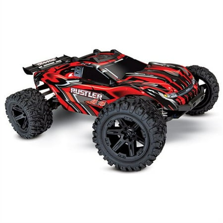 Traxxas 67064-1-RED Rustler 4 x 4 XL-5 Stadium Truck Ready-to-Race TQ 2