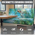 thumbnail image 3 of Pzuqiu Turtle Print RV Dinette Cushion Covers Soft Washable RV Dinette Seat Covers Replacement Sofa Cushion Slipcovers for Camper Car Bench Seats, 3 of 7