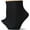 Black - 6 Pack, variant on womens Ultimate Comfort Toe Seamed Ankle Socks Pack Of 6