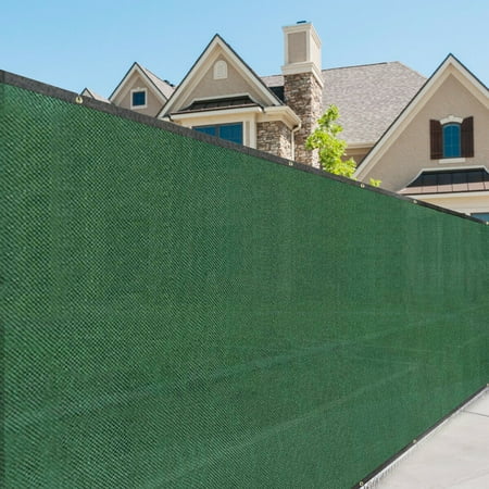 Gymax Privacy Fence Fabric Mesh Windscreen Fence Patio Balcony