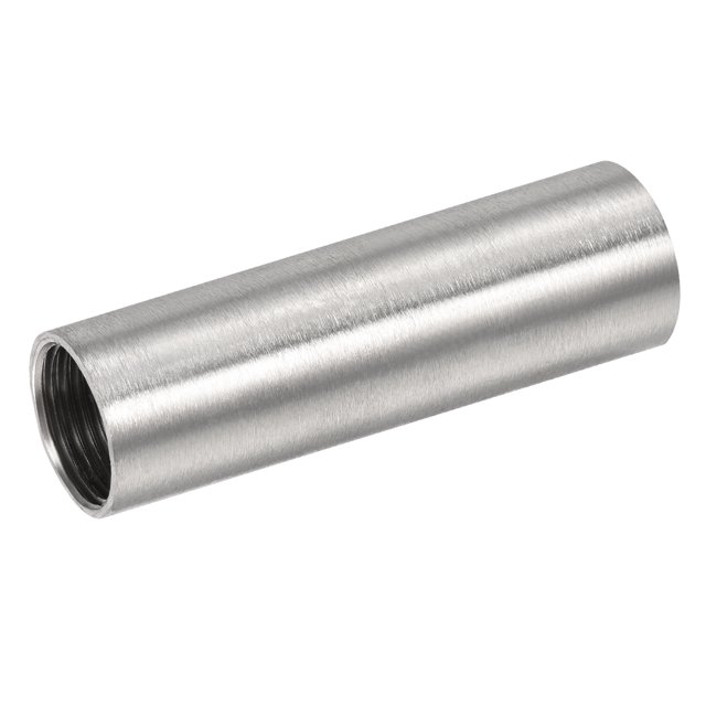 Unique Bargains G1/2 Female Thread 80mm Stainless Steel Straight Pipe Coupling Fitting