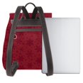 thumbnail image 2 of Hirioo Christmas Red Snowflakes for Womens Backpack Leather Backpack for Women Travel Fashion Bags,Perfect for Work, School, or Casual Outings, 2 of 4
