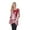 Burgundy, variant on White Mark Women's Plus Size Damask Print Tunic Top