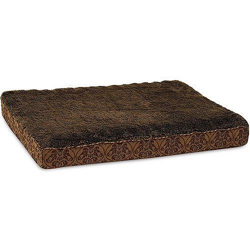 Aspen Pet Orthopedic Medium Dog Plush/Jacquard Bed