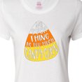 thumbnail image 4 of Inktastic Halloween No Such Thing As Too Much Candy Corn Women's T-Shirt, 4 of 5