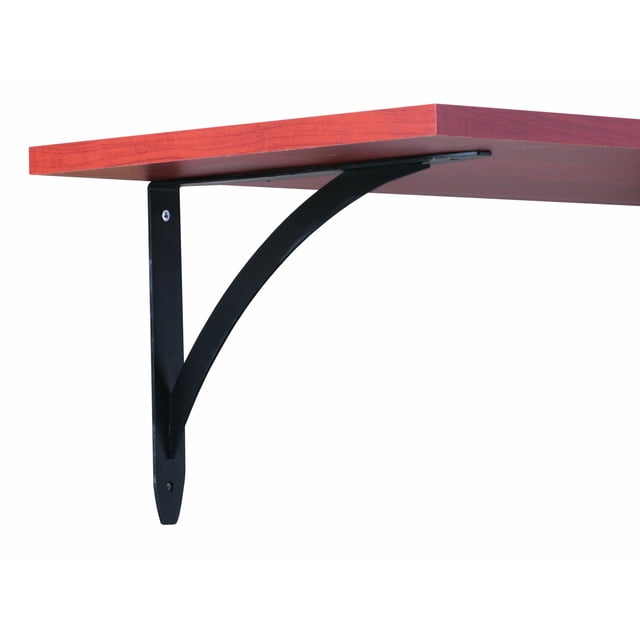 Soporte de estante Knape & Vogt RP-0053-10BK 25 cm negro
