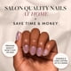 thumbnail image 2 of Pantalones cortos Glamnetic Fairy Dust de Press On Nails, ovalados, beige y rosa, 2 of 6
